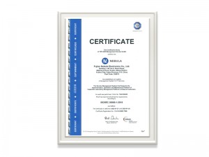 星云电子信息技术服务管理体系证书英文版